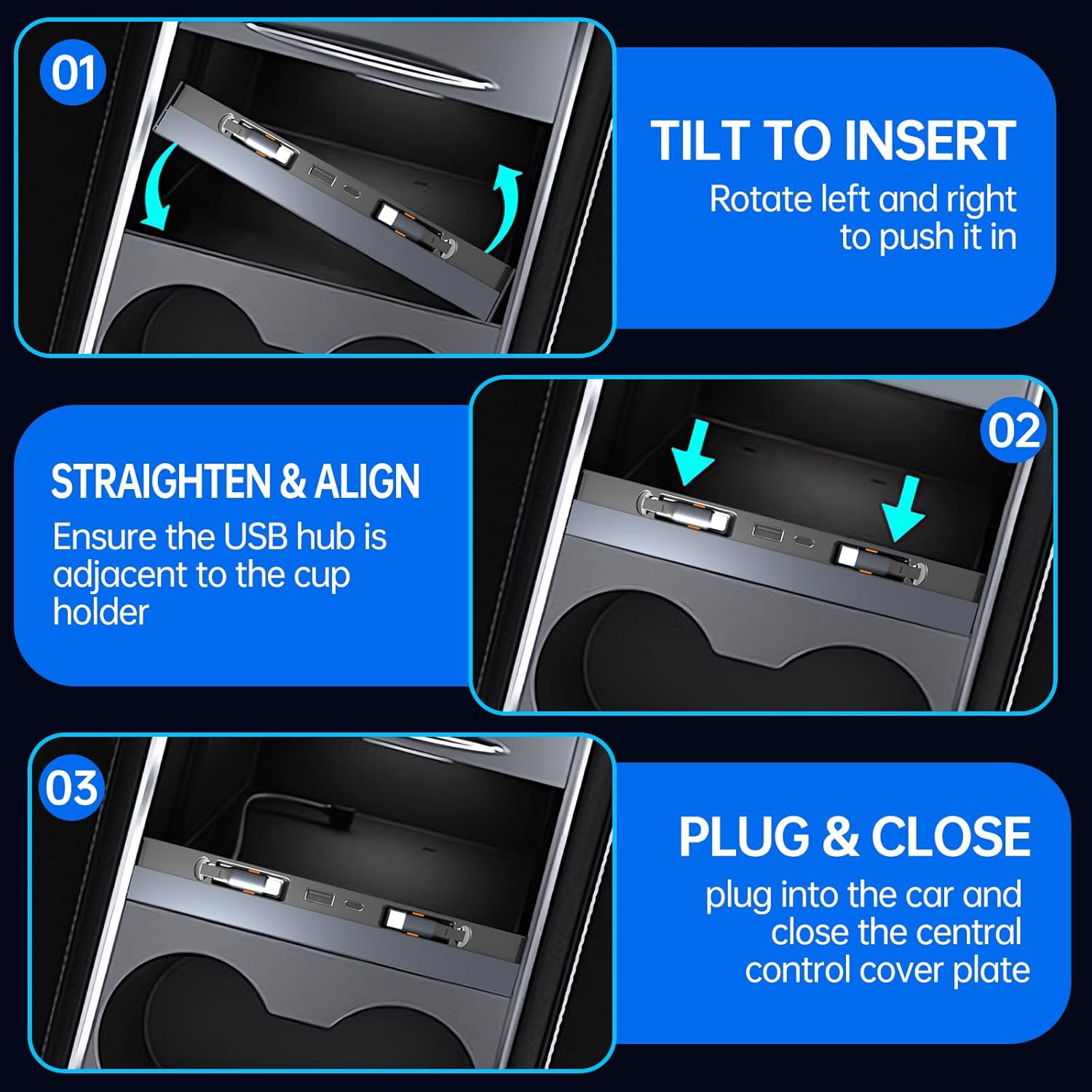 Tesla Model Y 2020-2024 Model  - Multi Port Usb Hub incelemesi ve fiyatı