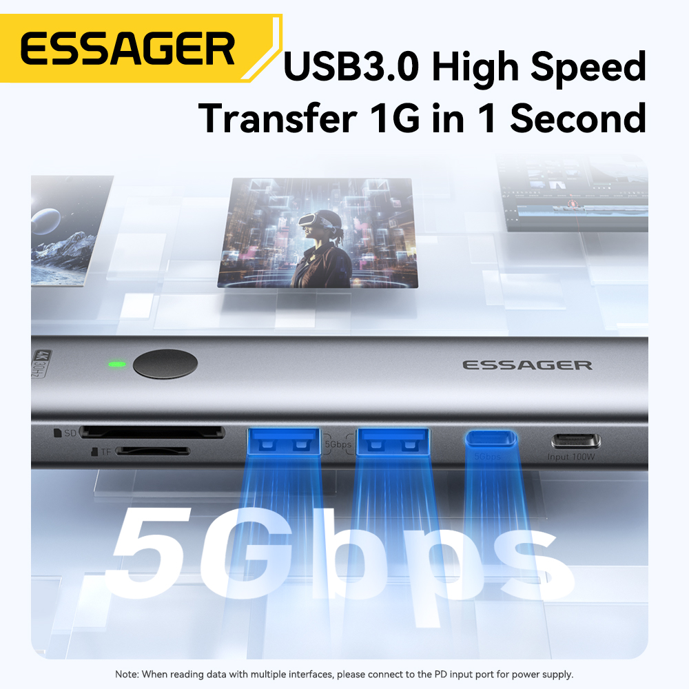 Essager USB C HUB 4K 7'si 1 ar - Multi Port Usb Hub incelemesi ve fiyatı